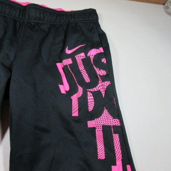 Nike womens black pink Therma Fit lined sweat pants M - Picture 3 of 12